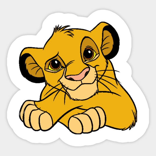 Simba Sticker by NoahZacharewicz6